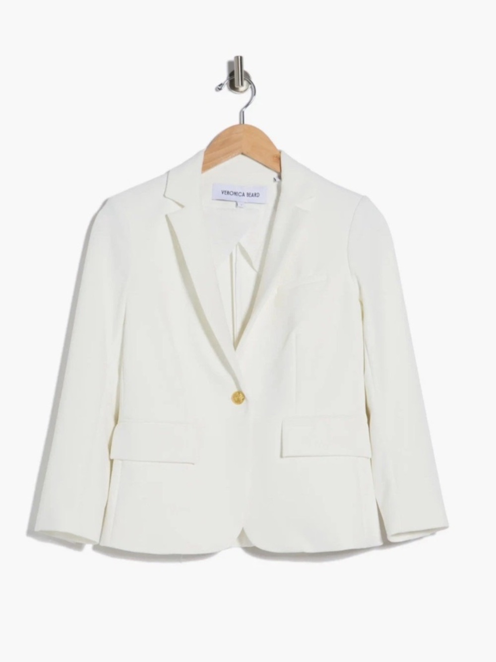 VERONICA BEARD Schoolboy Dickey Jacket White Sz 4 - NWT $798